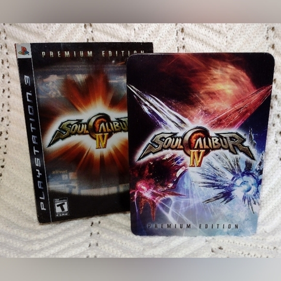 Soul Calibur IV Premium Edition Playstation 3 Game PS3 (Bandai, 2008) Extras - Picture 3 of 13